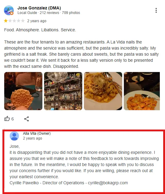 Responding to Google reviews