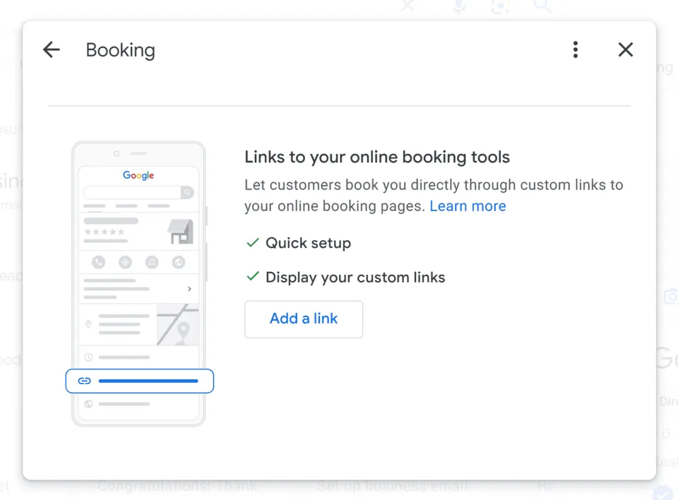 See how choosing a booking platform on GBP effect your local search ranking, leads, and sales See how choosing a booking platform on GBP effect your local search ranking, leads, and sales