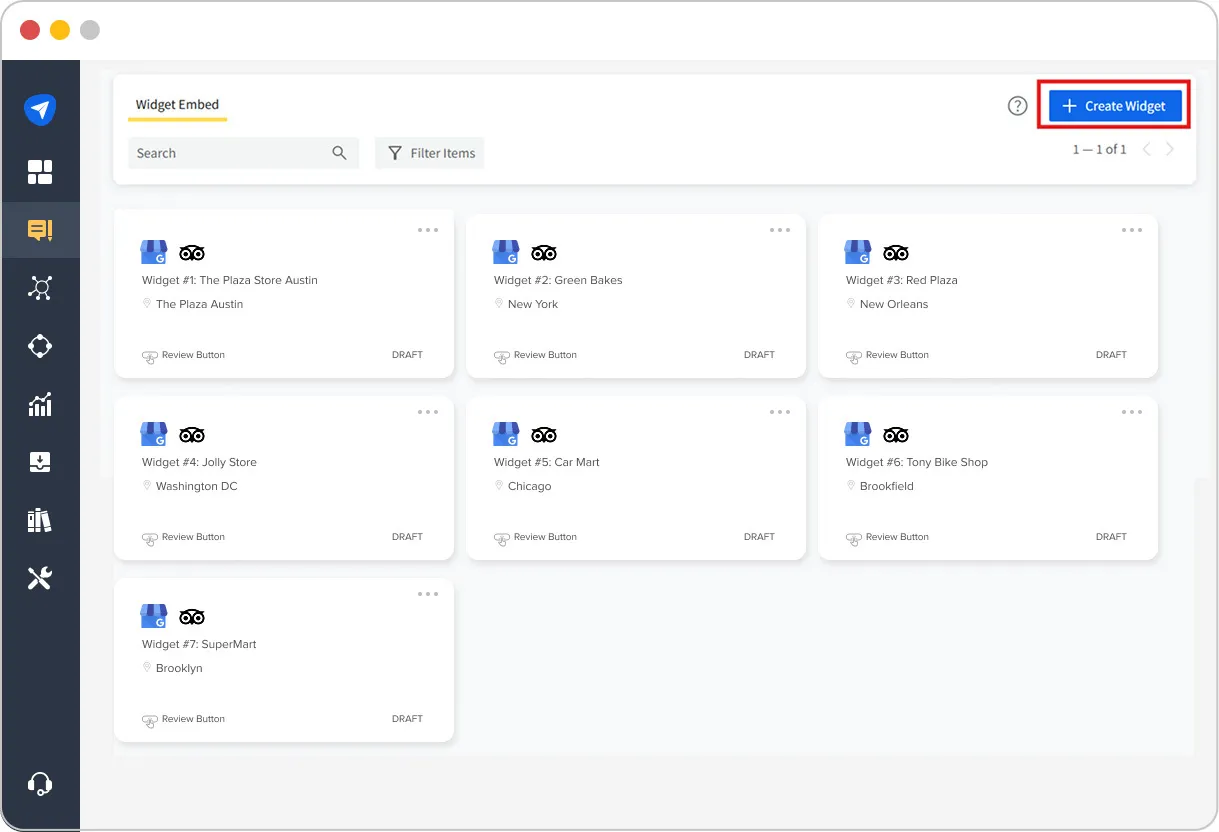 SocialPilot Reviews widget