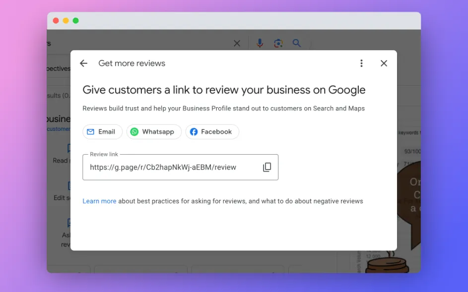How to copy review link from Google Business page How to copy review link from Google Business page