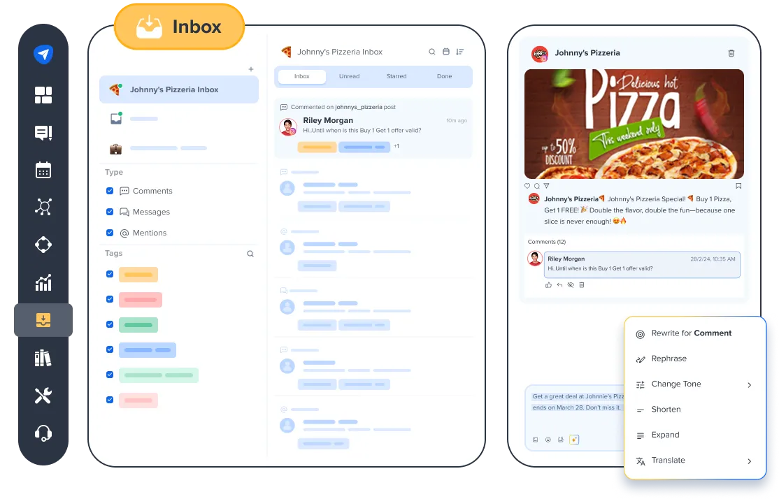 Focus on New and Ongoing Conversations Without Distractions