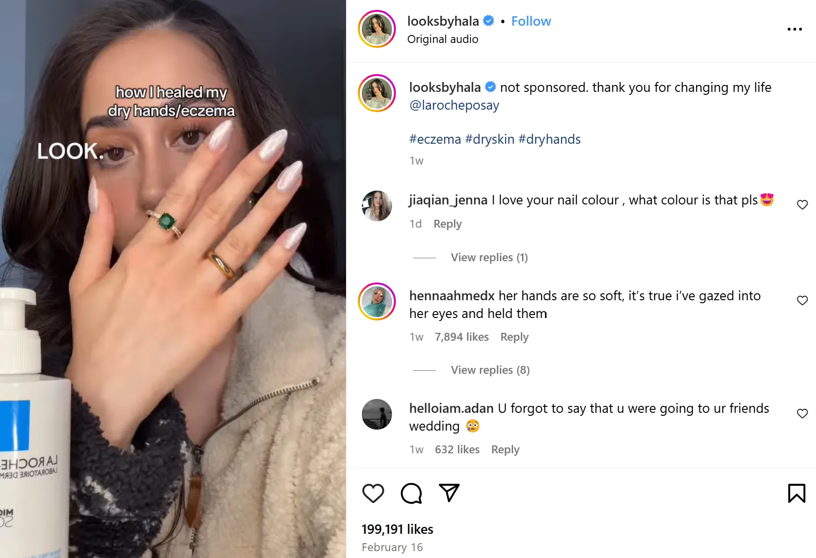 An image showing influence using a branded hashtag