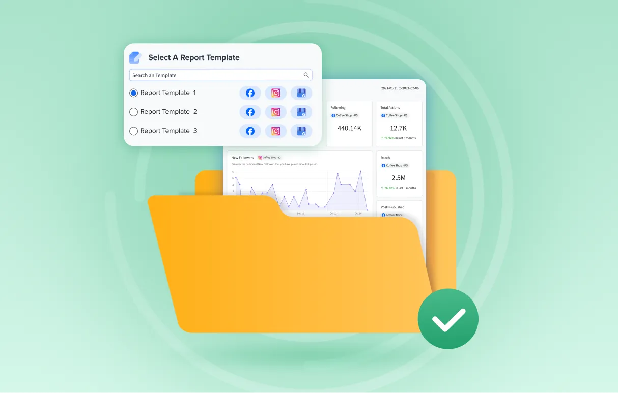 Create Custom Report Templates in SocialPilot