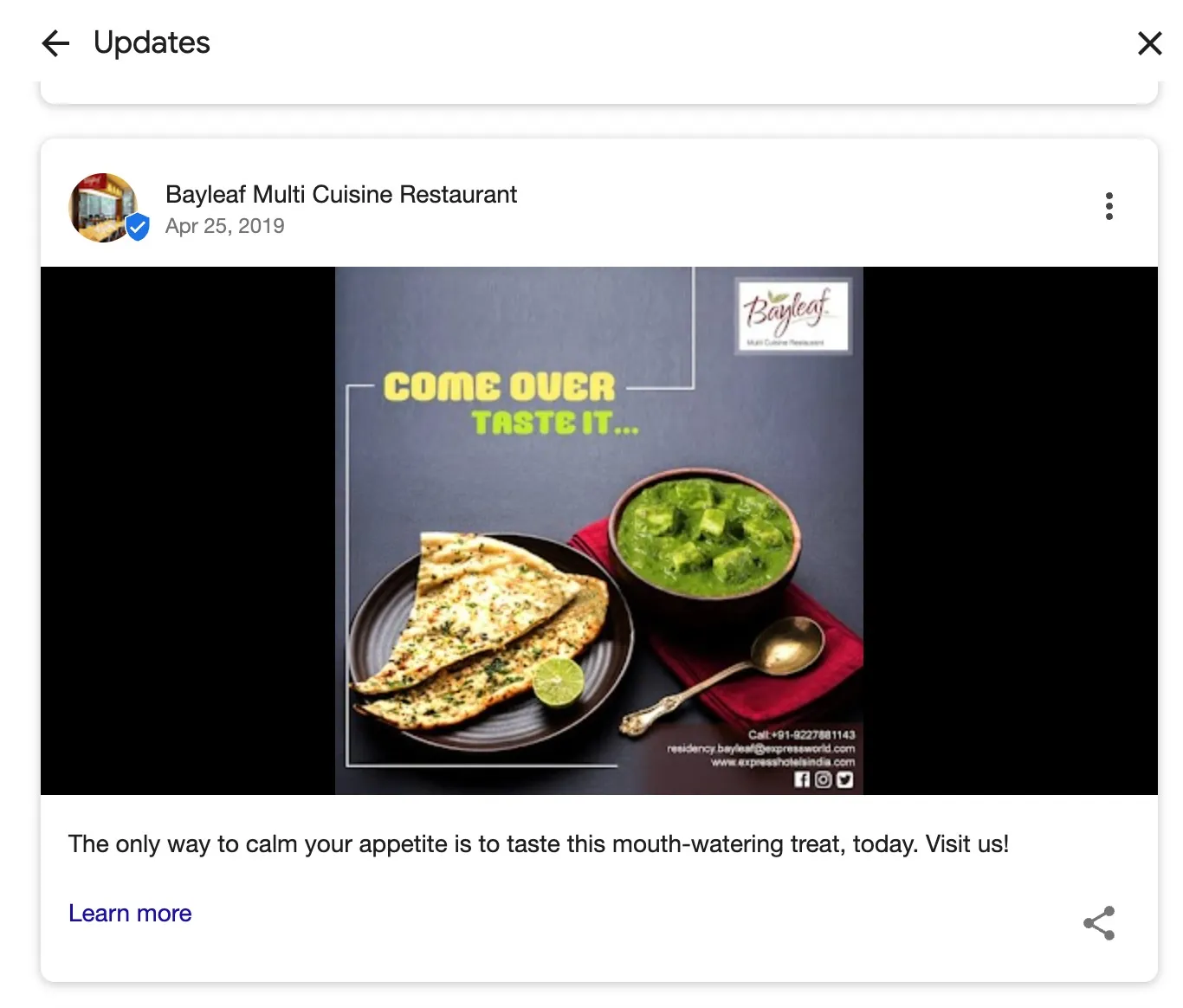 Create GBP posts add your brand value and personal touch to them