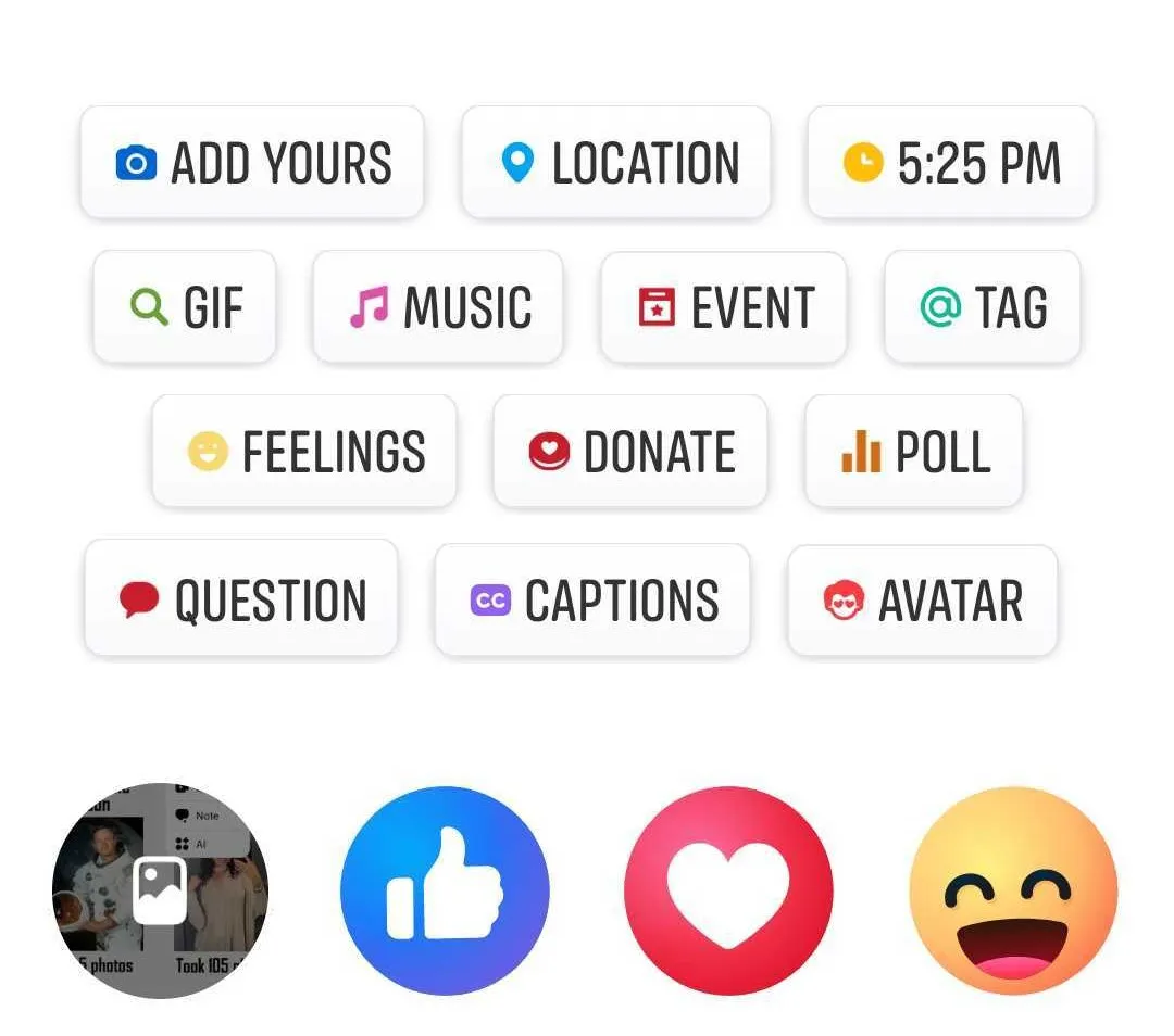 Create a poll in Facebook story for audience opinions