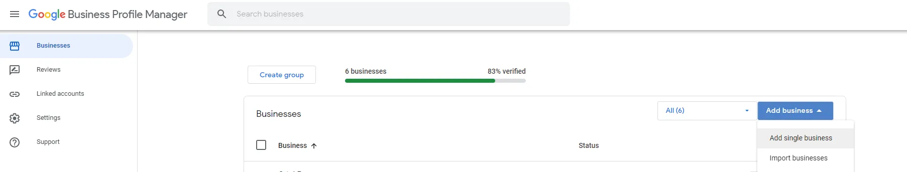 Login to Google Business Profile Manager