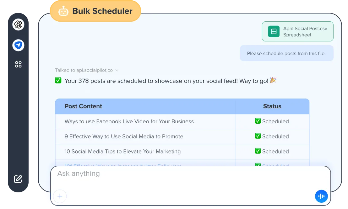 Plan for Months Ahead With AI Bulk Scheduling