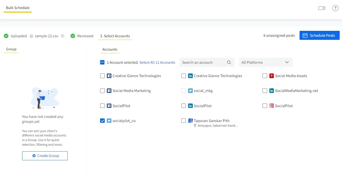 Schedule Multiple Tweets