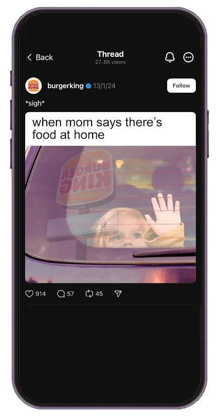 burger king funny thread