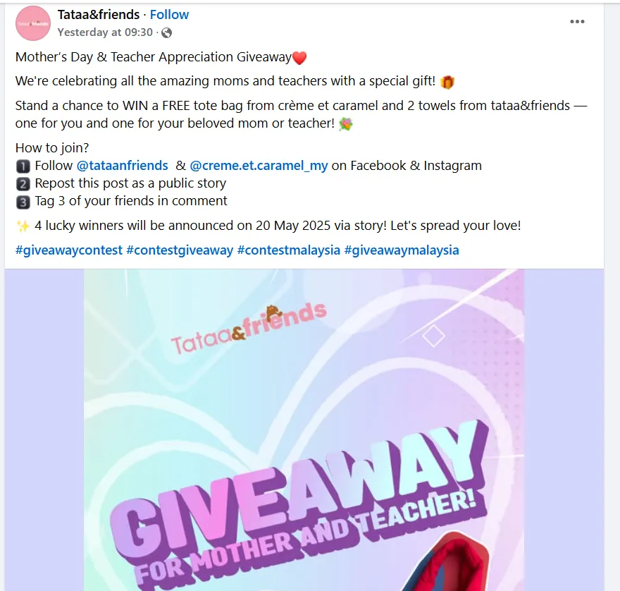 Contest and Giveaway Post Captions Contest and Giveaway Post Captions