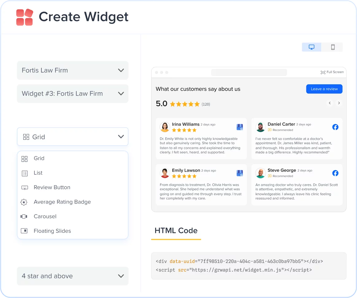 Remarket Reviews on Social