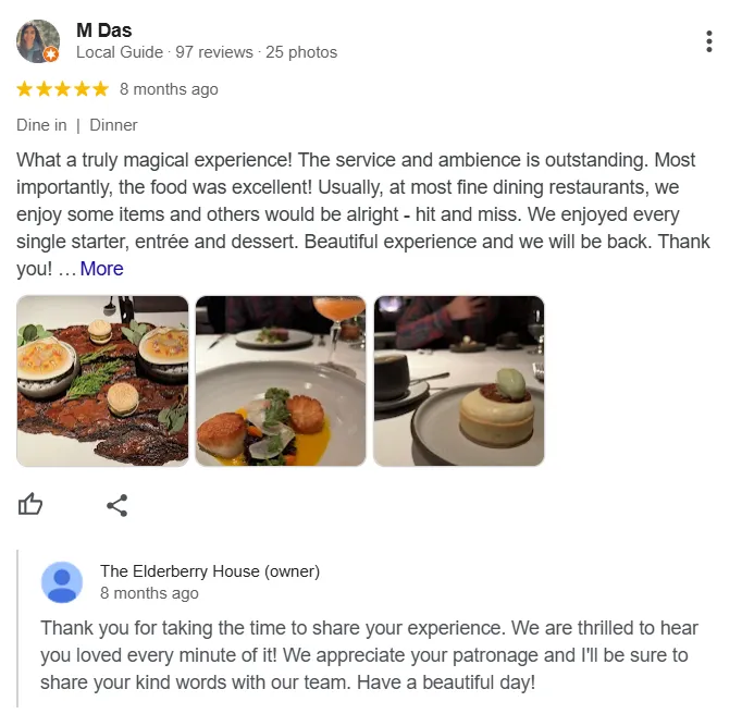 respond each review on time