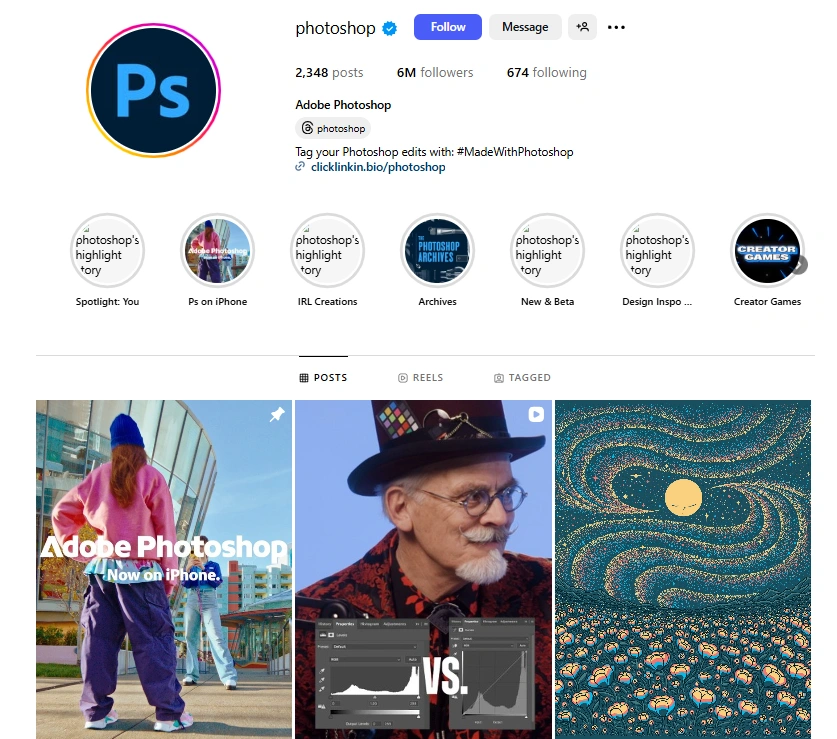 Adobe Photoshop promotes creativity and community together