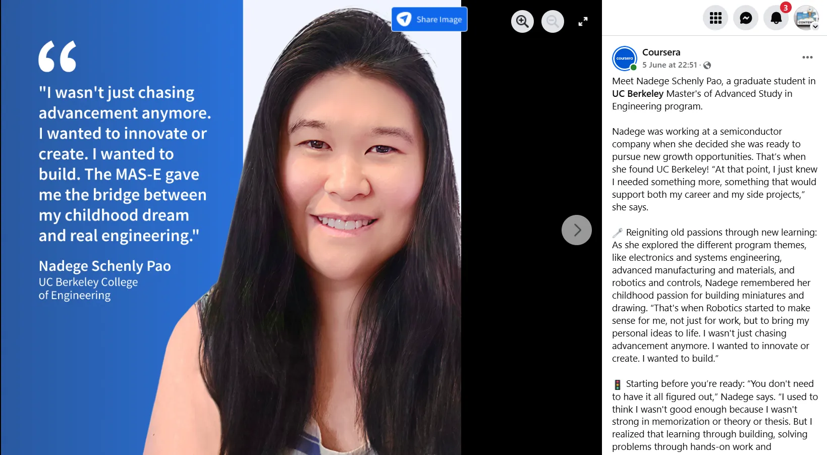 An education brand can attract more enrollment by sharing customer testimonials