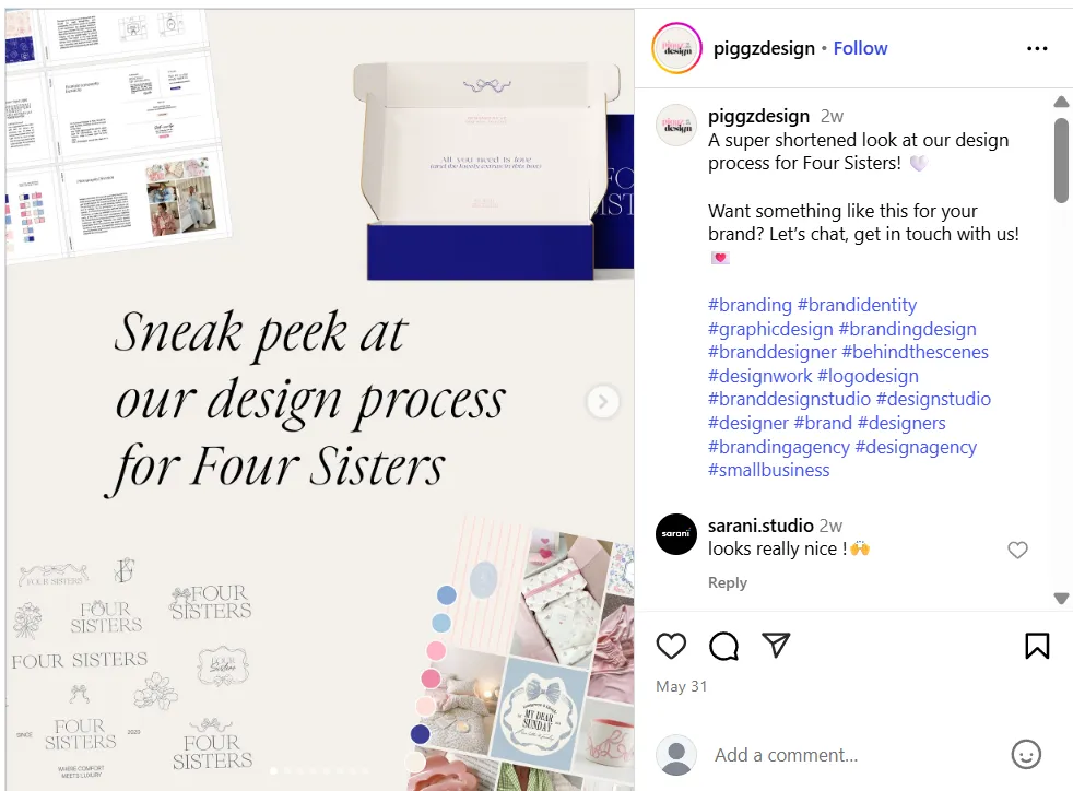 Design agency on Instagram