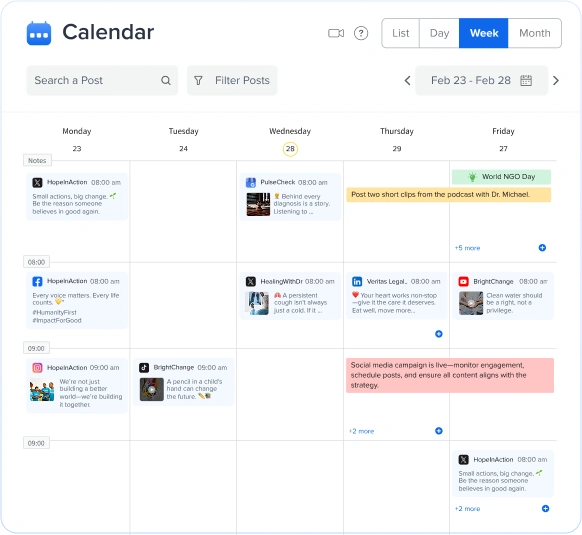 Engage Supporters With Strategic Scheduling