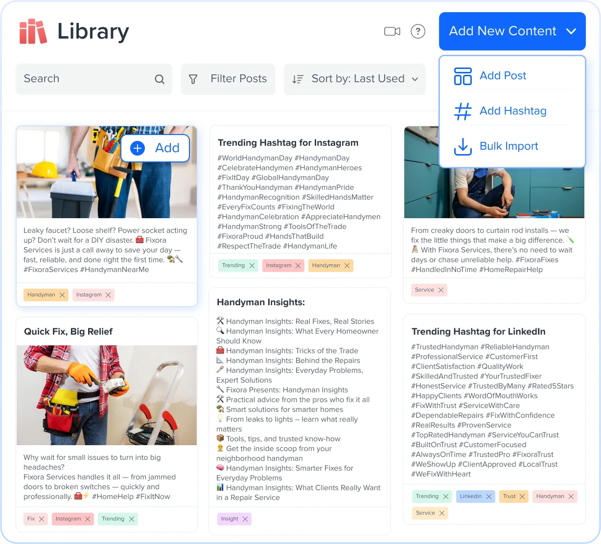 Keep a Central Library of Winning Posts