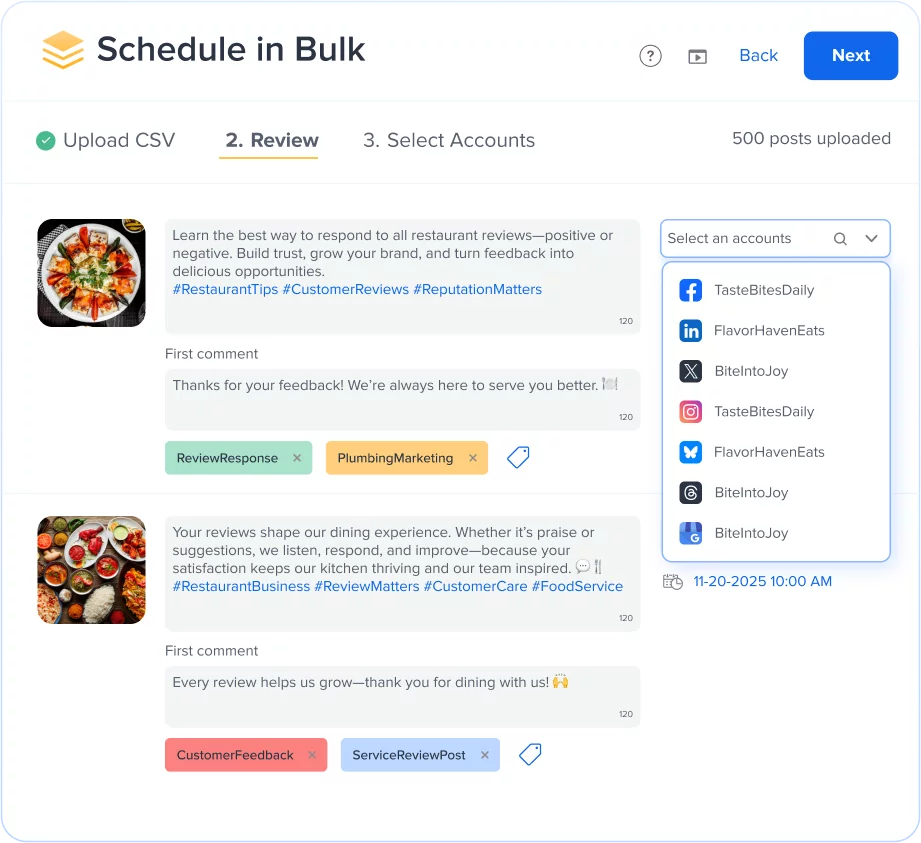 Maximize Efficiency With Bulk Scheduling