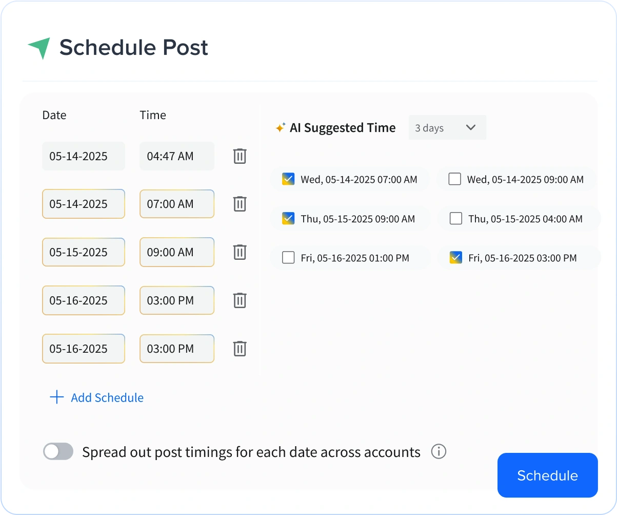 Post When Locals Are Online