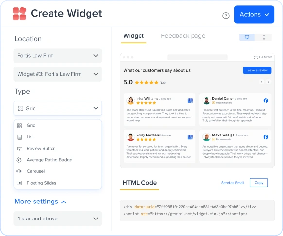 Remarket Reviews on Social