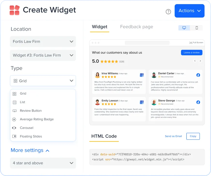 Remarket Reviews on Social