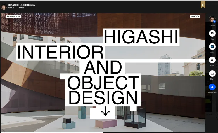 Using Behance to display portfolio