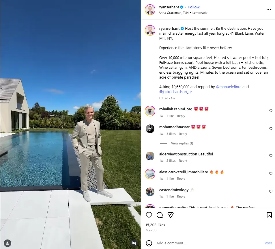 a real estate brand or a realtor can share videos of the recent property they have to sell