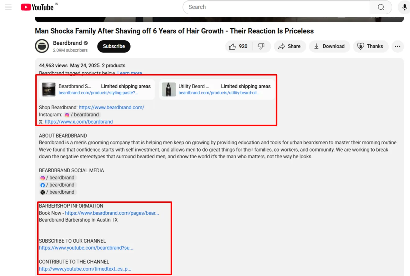 derive sales and actual traffic from social media