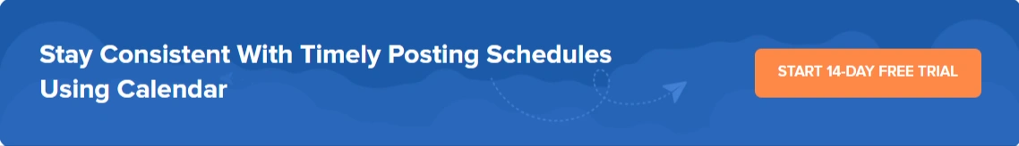 posting schedules using calendar