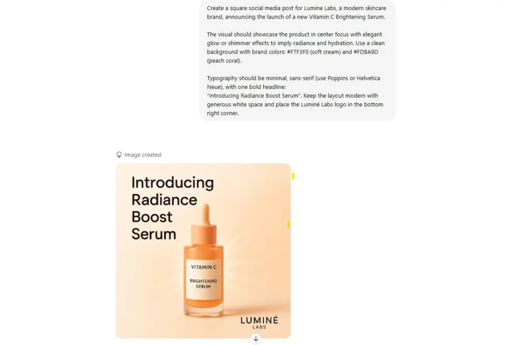 product launch social posts ChatGPT prompts 