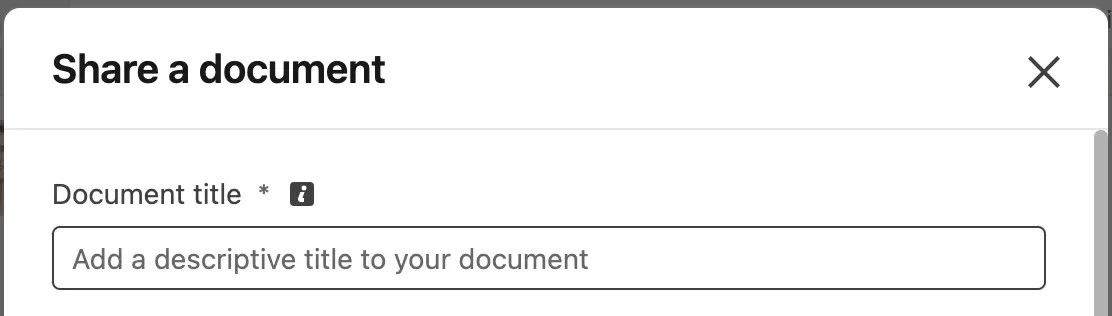 Add the document title