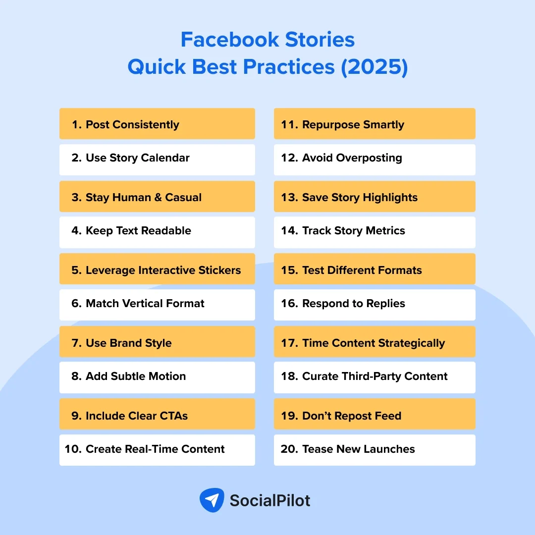 Best Practices on How to Use Facebook Stories in 2025