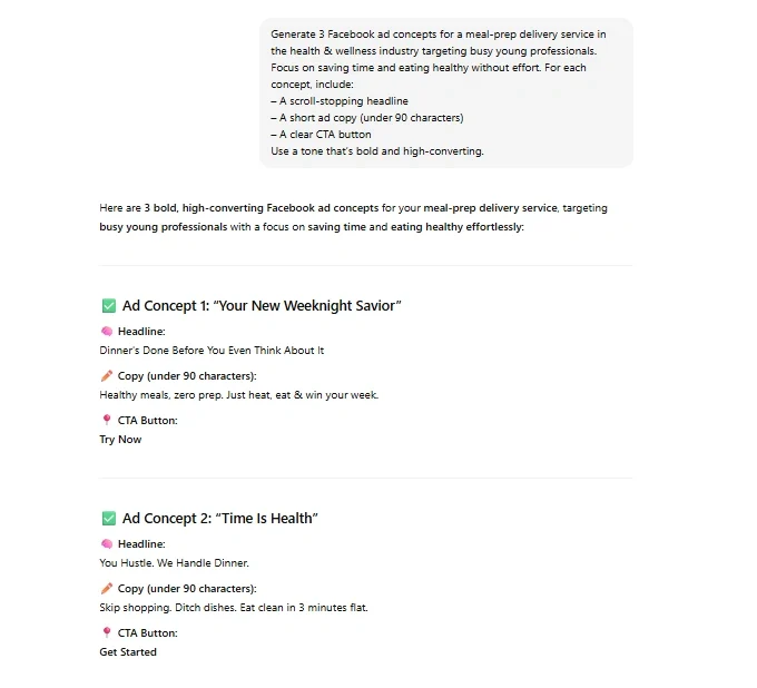 ChatGPT Prompts for Paid Social Media Campaigns