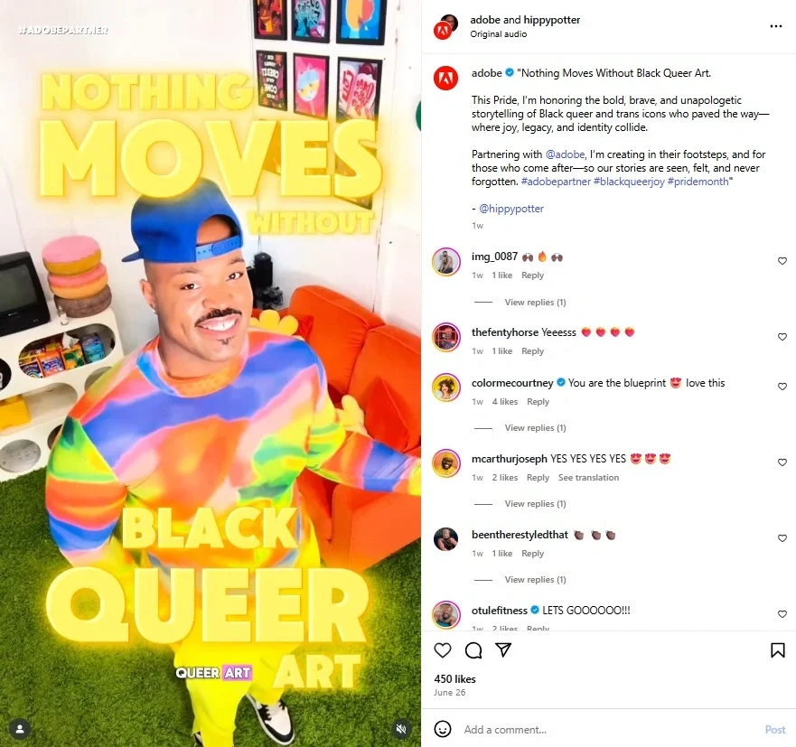 Contrast Visual for Instagram