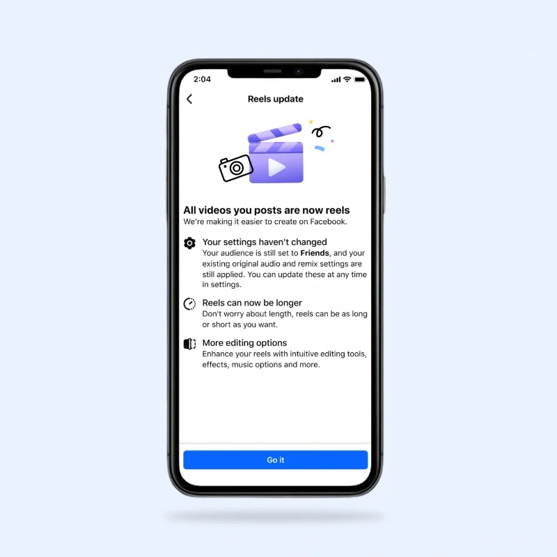 Facebook Videos Now Default to Reels Format
