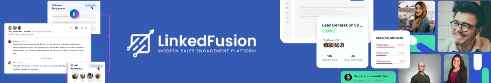 LinkedFusion LinkedIn automation tool cover