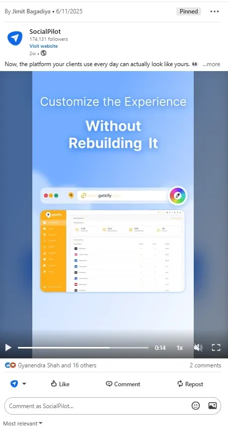 Pin your high performing post