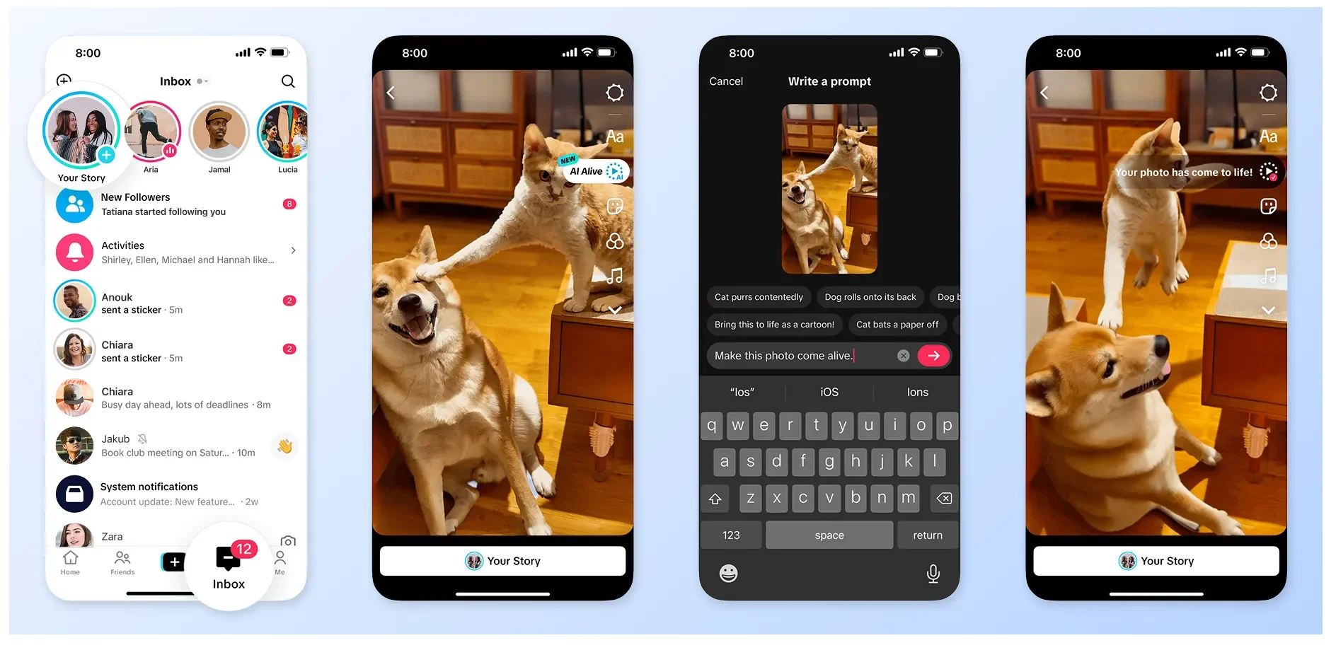 TikTok AI Alive Feature