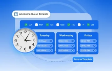 achieve scheduling success across accounts with queue templates