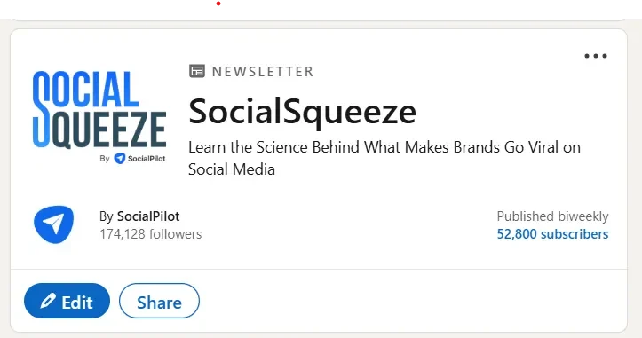 create a LinkedIn newsletter