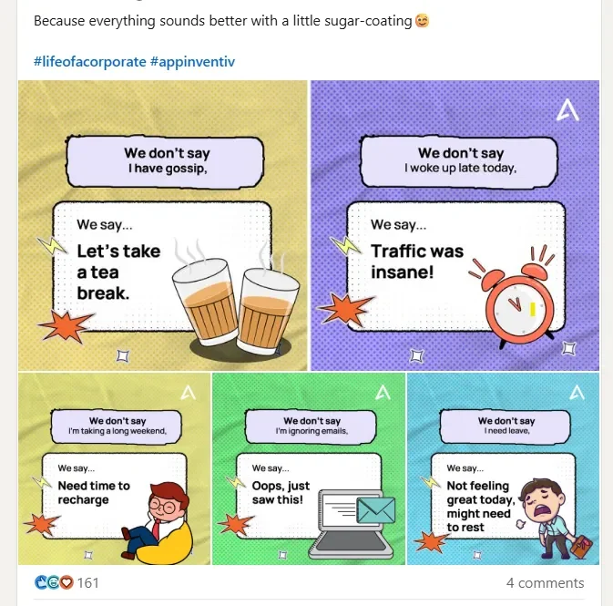 five and more images based post look