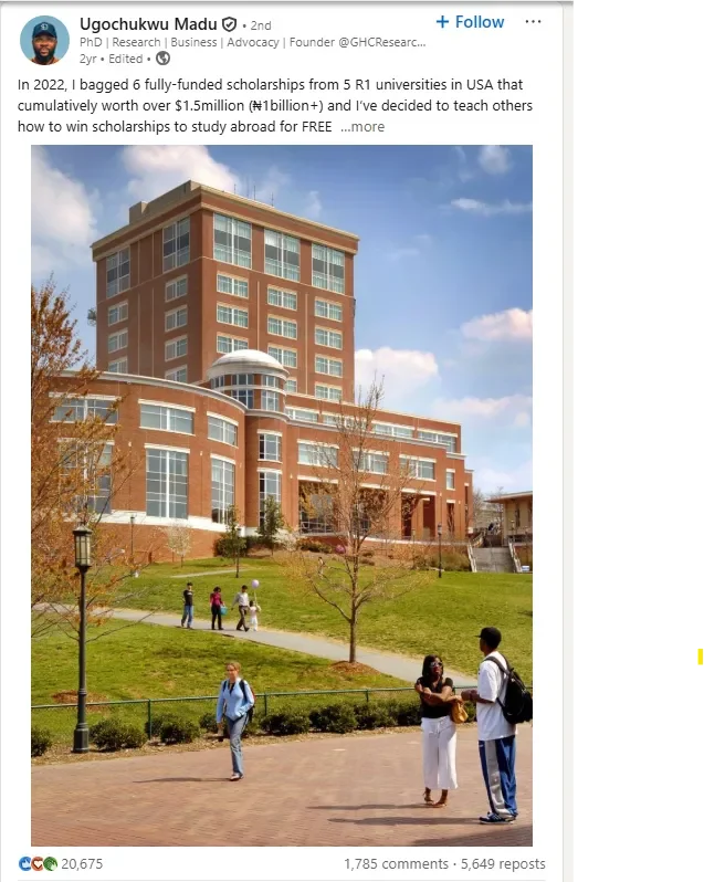 regularly share free resources post to get new leads and offer value