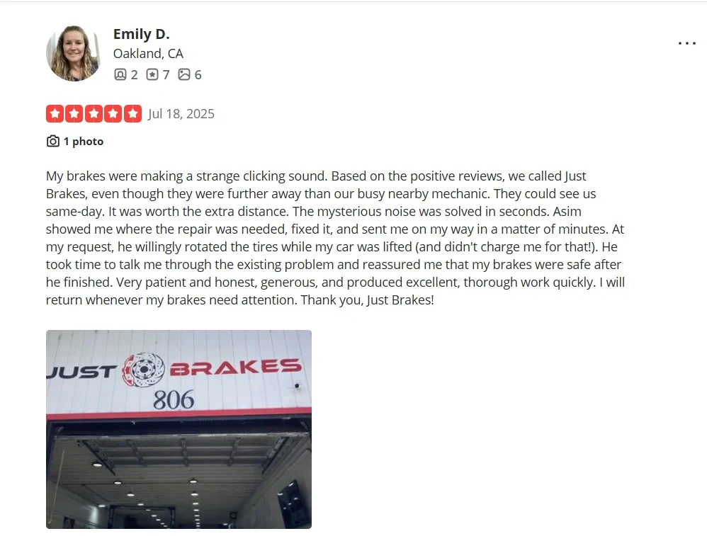 Auto Service Local Business review sample