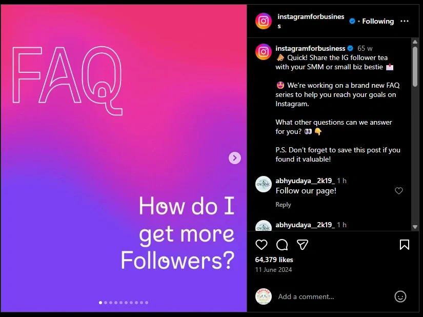 Tips for Instagram for business