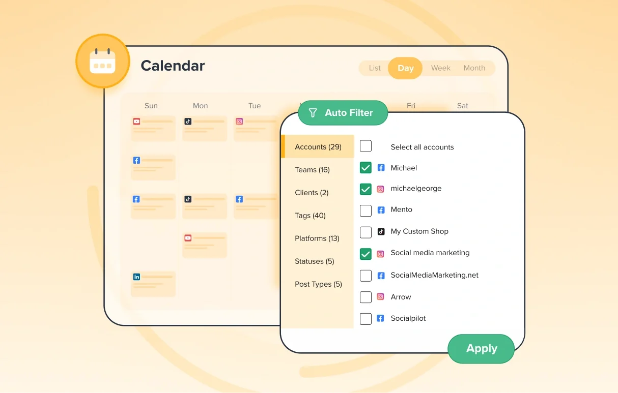Speed Up Scheduling With Auto-Selected Accounts