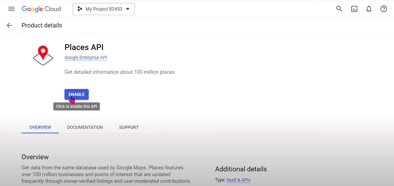 Create a Google Cloud Project