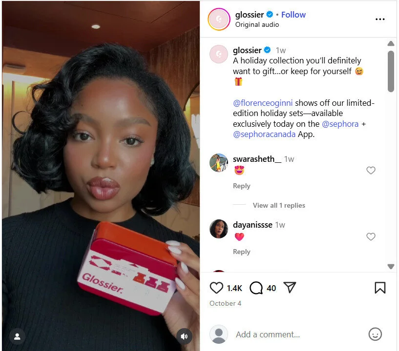 Customer reviews for a beauty brand