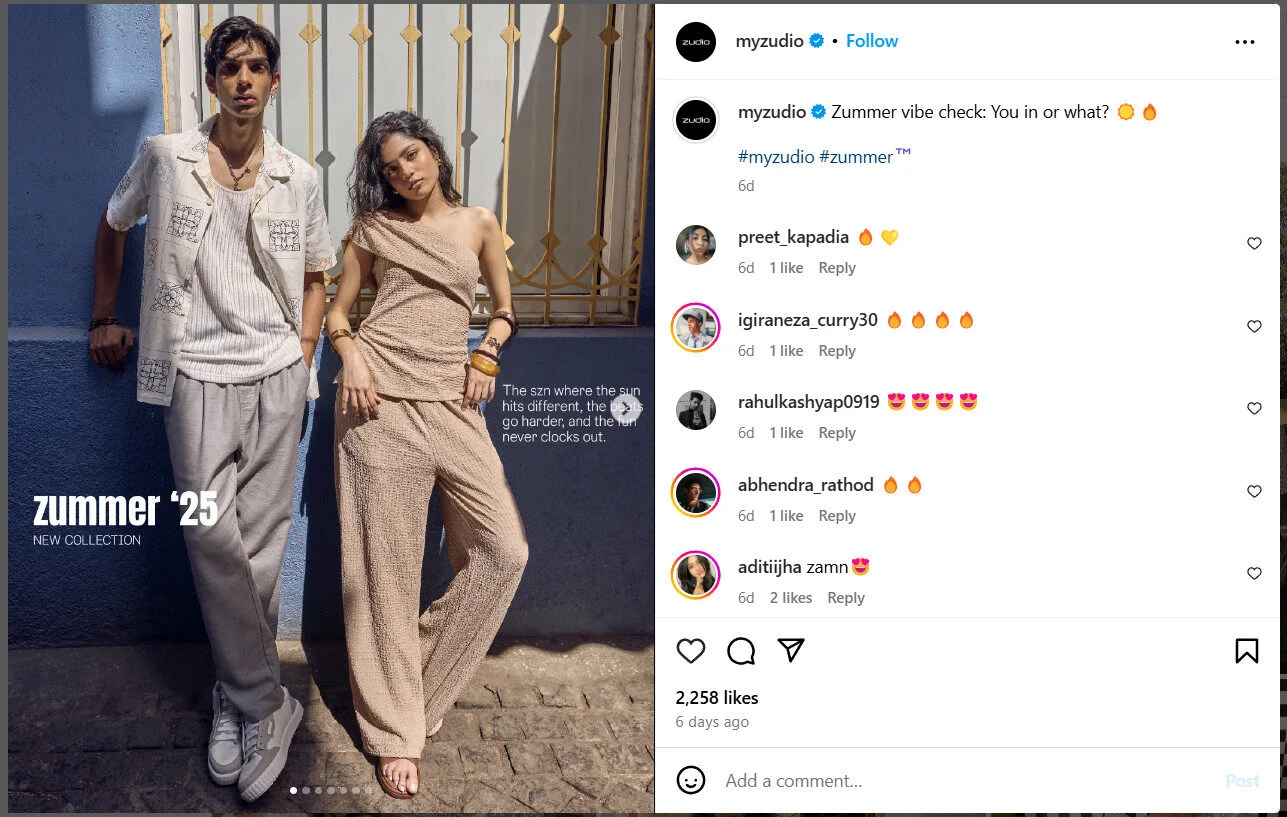 Image of a creative CTA caption