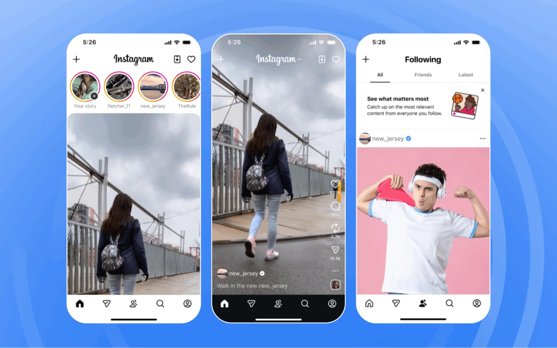 Instagram Reels first UI