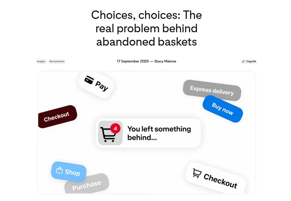 Pinterest report on cart abondonement